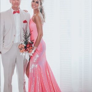 Prom dress, size 8 altered to fit size 2/4